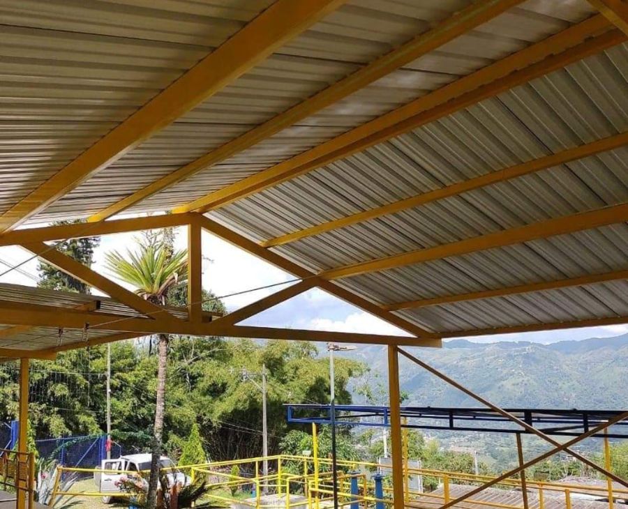 Cubierta Planta de Aguas Amaga